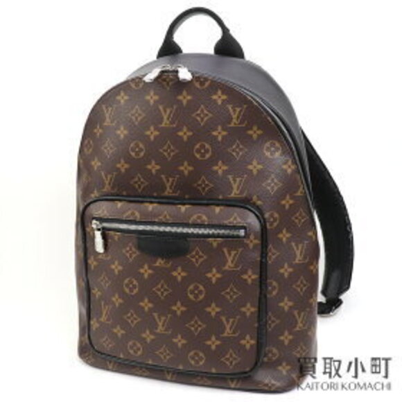 Louis Vuitton Handbags - Louis Vuitton Josh Monogram Macassar Brown Backpack Black Leather
